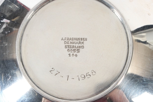 A. F. Rasmussen. Coffee service made of sterling silver (3)