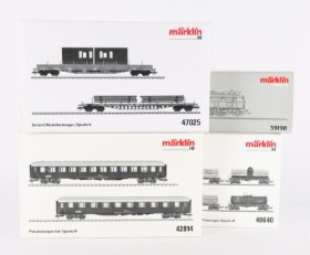 Märklin 39190+42814+47025+48640 Digital HO: Elektrisk lokomotiv BR E 19 samt togvognssæt (4)