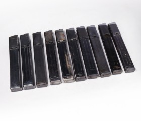 Collection of German MP40 magazines, WWII (10)