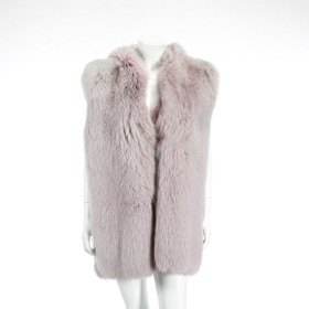 6835 - Copenhagen Fur. Vest of colored fox str. approx. 42