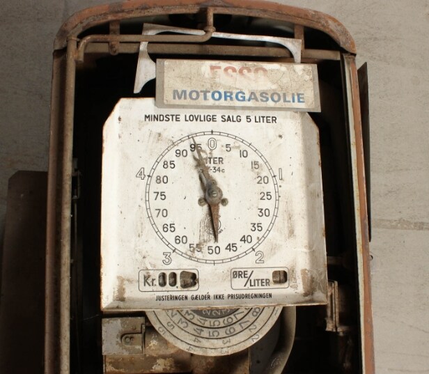 Esso stander, motorgasolie / benzinstander