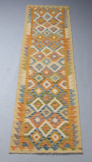 Afghansk Kelim, 100 % uld, 295 x 81 cm