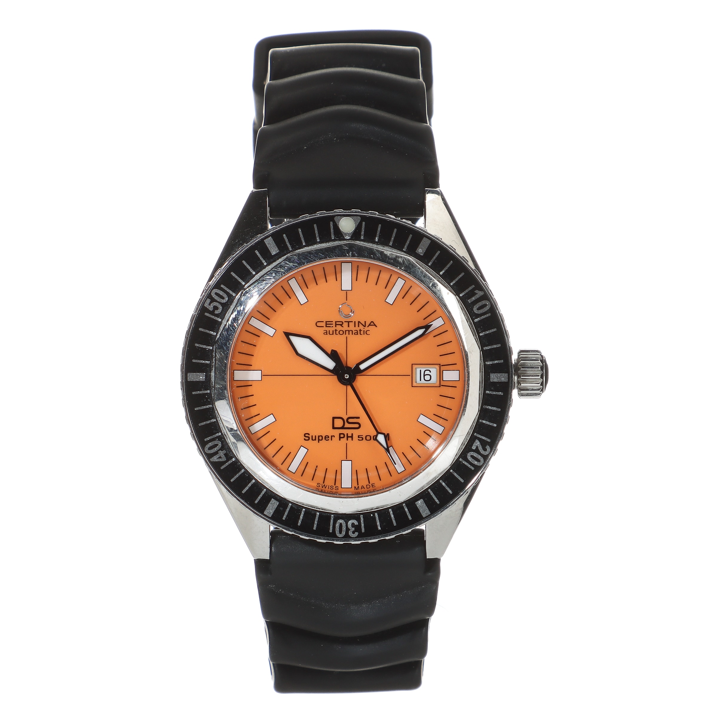 Certina DS Super PH 500M men's steel wristwatch