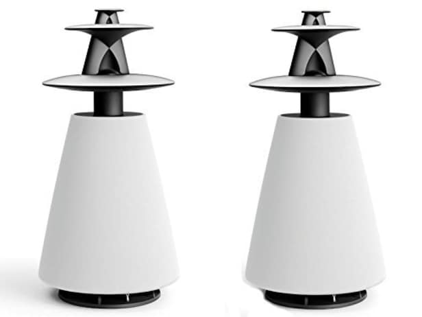 4618 -  Bang & Olufsen. Par Beolab 5 højttalere, hvide (2)  Denne vare er sat til omsalg under nyt varenummer 5236957