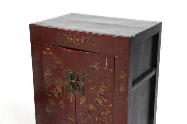 Chinese cabinet, entrance table and cane (3)