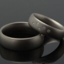 Tilux, sæt Vielses / forlovelsesringe af titanium (2)