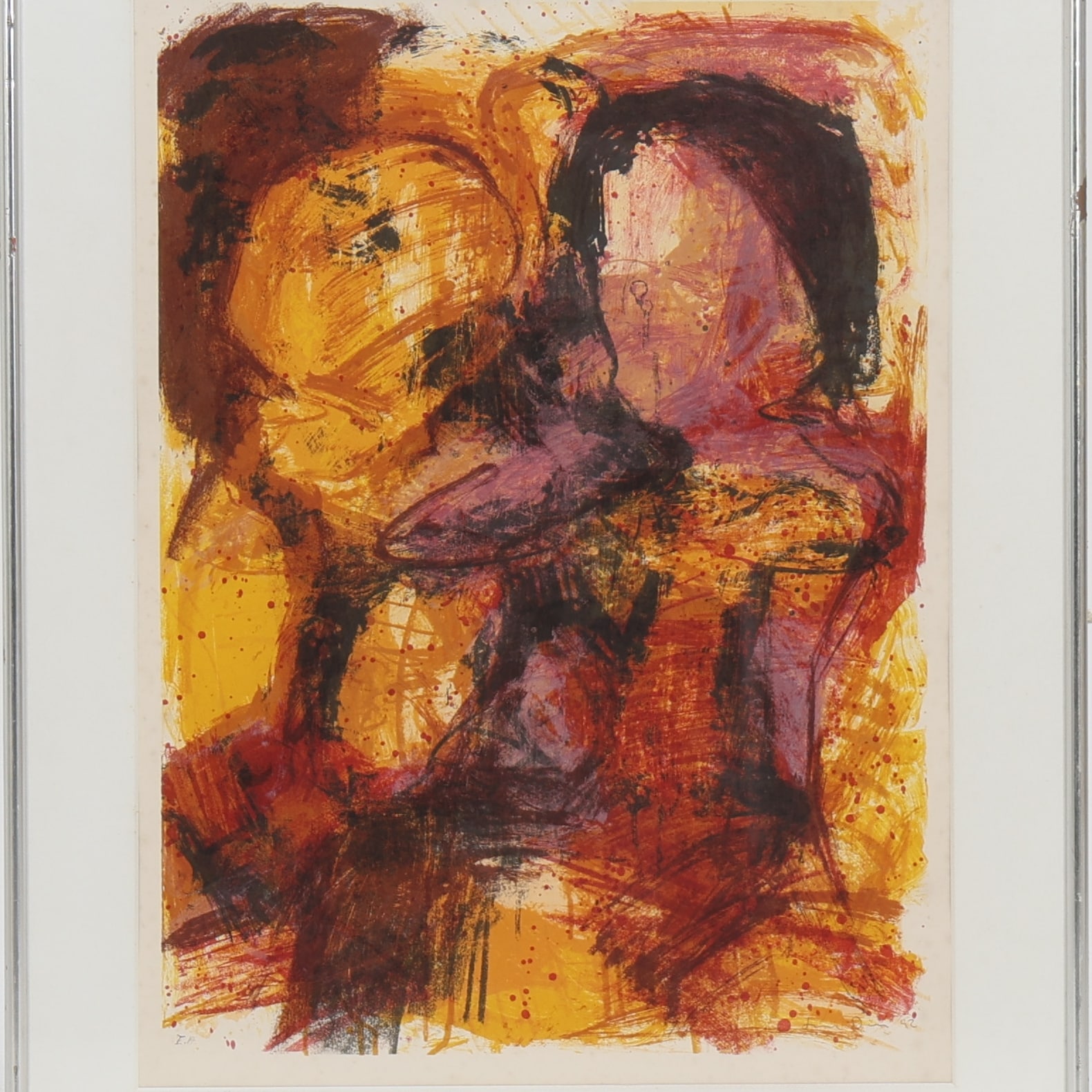 Lars Dan: Composition. Lithography | Lauritz.com