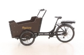 Mustang Cargo Electric el-ladcykel med 8 gear - Black