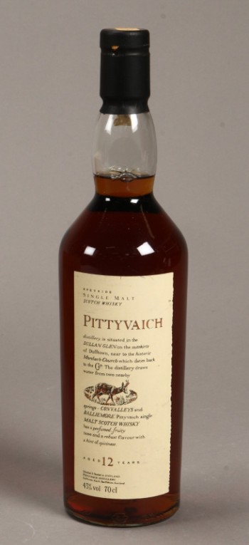 Speyside Single Malt Scotch Whisky : Pittyvaich 12 years Flora & Fauna