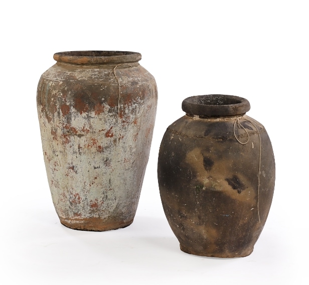 359. Byliving Copenhagen. Two large unique jars (2)