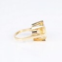 Citrinring af 14 kt. guld. Ringstr. 47.