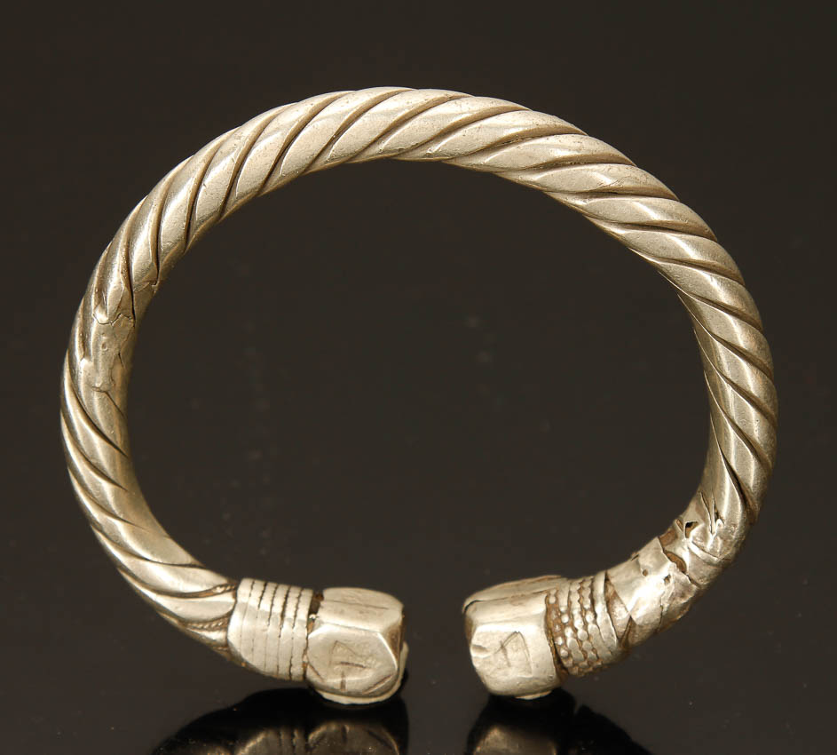 Twisted Viking arm ring, silver, presumably the first half of the 10th ...