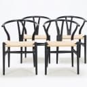 Hans J. Wegner. Y-stole. Fire armstole, model CH-24 (4)