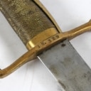 Rarely offered Hunter's deer trap with bayonet and scabbard