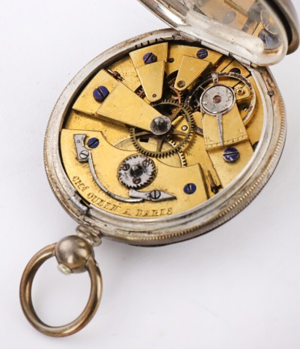 Oudin A Paris, Moeris and Mora. Collection of pocket watches in i.a. silver (6)