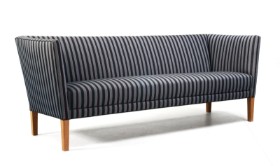 Grete Jalk for Johannes Hansen. Tre-pers. sofa, model JH210