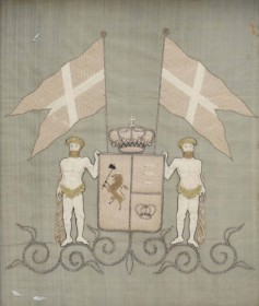 Broderi med det danske rigsvåben, 1900-tallets begyndelse