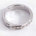 Chiaravalli. Halvalliance- brillantring af 18 kt. hvidguld