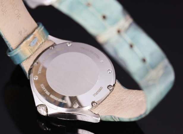 Tiffany & Co. 'Metro'. Ladies' steel wristwatch with diamonds