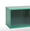 Muller Van Severen for HAY. Wall-mounted cabinet module with glass door, Colour Cabinet, green, 120 cm