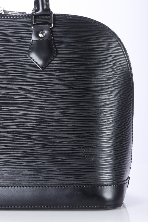 Louis Vuitton: An 'Alma' PM bag of black Epi leather. 2007.