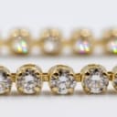 Tennisarmbånd af 14 kt guld, Lab Grown diamanter, 3.00 ct