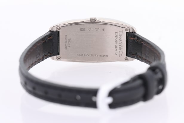 Tiffany & Co. 'Gemea'. Damearmbåndsur af 18 kt. hvidguld med diamanter