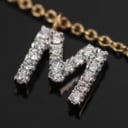Amore necklace in 18 kt. gold with diamonds