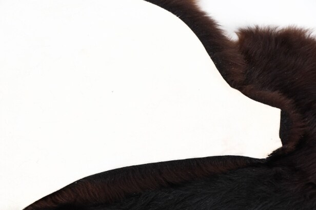 Two Swedish lambskins, brown (2)