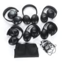 Seks par høretelefoner. Bose samt Soundcore (6)