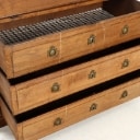 Barok chatol af egetræ, 1700-tallets slutning