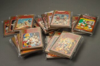 Walt Disney. Anders And. Komplet samling Guldbøger, Udvalgte serier af Carl Barks. Bind 1-17 (17)