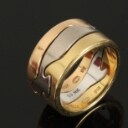 Georg Jensen Fusionsring udført af 18 kt. guld Denne vare er sat til omsalg under nyt varenummer 5116237