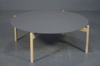 Dansk design, cirkulært sofabord, eg