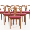 K. Høffer-Larsen. Set of six chairs, model 600 (6)