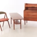 Dansk møbeldesign. Tre møbler af teak, 1950-60'erne (3)
