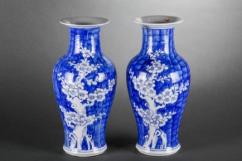 Par kinesiske vaser af porcelæn(2)