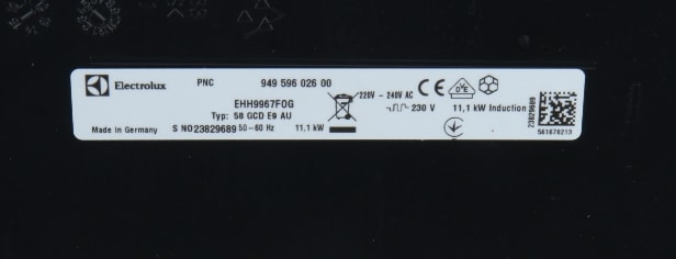 Electrolux induktionskogeplade