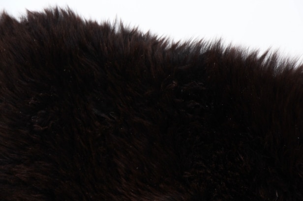 Two Swedish lambskins, brown (2)