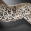 Morten Angelo. 'A Second chance'. Dekoreret water buck. Højde 130 cm