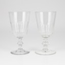 Holmegaard: Chr. VIII: Sæt på 18 'Berlinois' glas. (18)