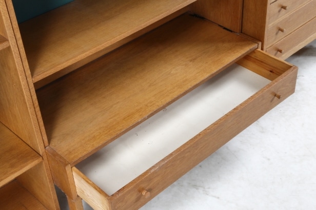 Royal Board shelving system, oak