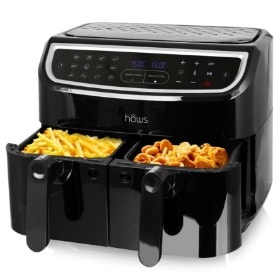 1701 - Hâws smartfryer - Sejerø Dobbelt Airfryer, 2 x 4,5 liter kurve