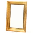 Mirror in profiled frame of gilded wood, late 19th century