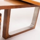 Danish Furniture Manufacturer. Freestanding desk with side table (2)