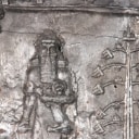 Benjamin A. H. Harpsøe. Wall-mounted relief with symbols