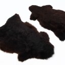 Two Swedish lambskins, brown (2)