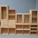 Rimme Møbelfabrik; otte moduler i bøg. Model Modulux (8)