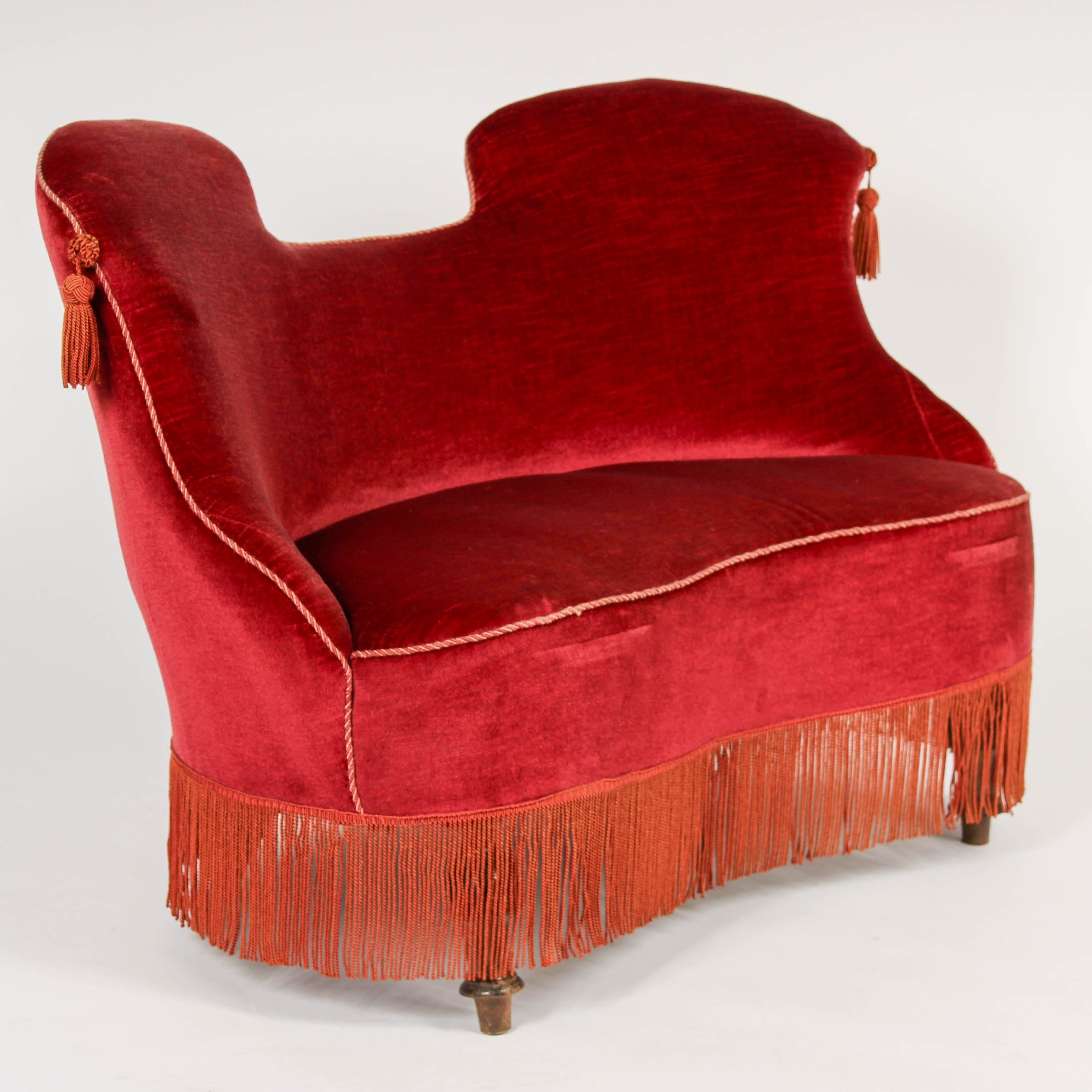 Danish furniture manufacturer. Two-seater sofa