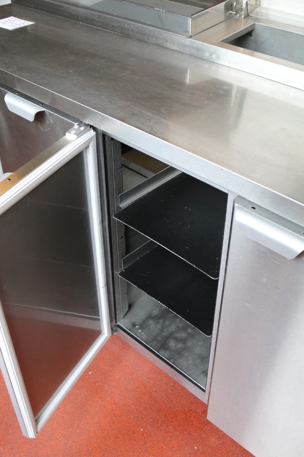 Rustfrit køkken/kølediske, Zanussi, Porkka (3)